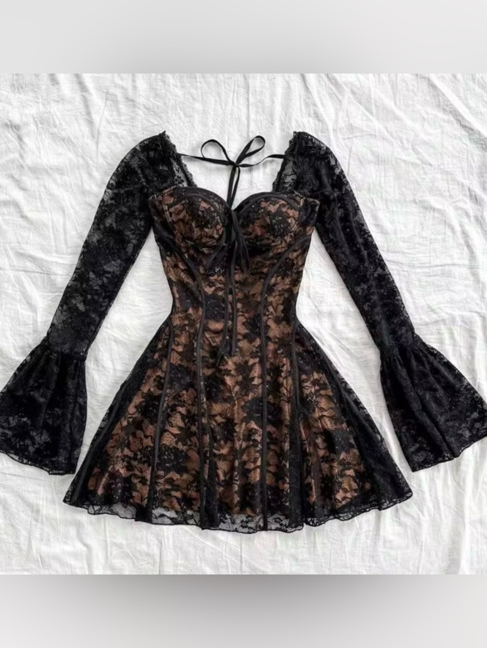 Gorgeous black lace dress